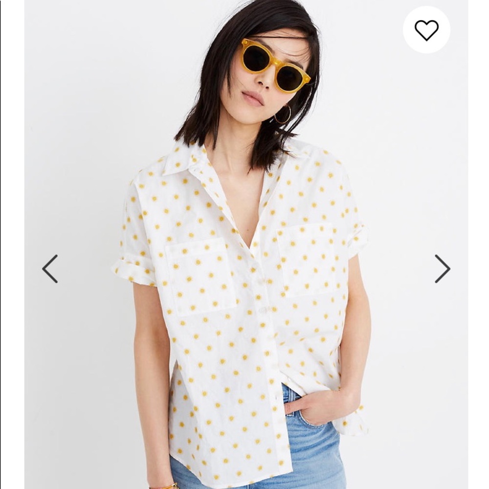 Madewell sun embroidered courier shirt